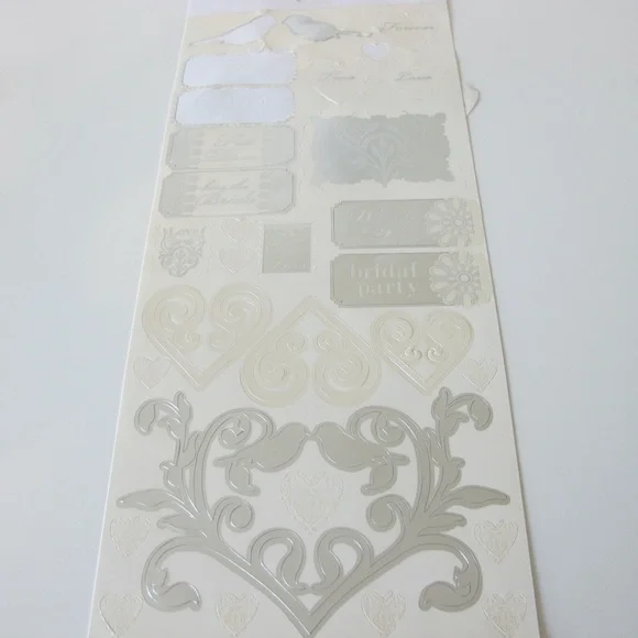 Scrapbooking Sticker Bundle For Paper Crafts Wedding Love - Picture 5 of 16